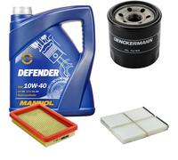 Denckermann Controllo Set Mannol Defender 10W-40 5L Per Mazda 323 F VI 1.6