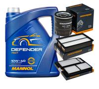 Denckermann Controllo Set Mannol Defender 10W-40 5L Per Mazda 5 2.0