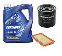 Denckermann Controllo Set Mannol Defender 10W-40 5L Per Mazda Premacy 2.0 TD