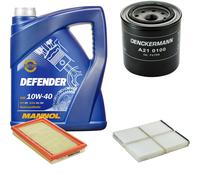 Denckermann Controllo Set Mannol Defender 10W-40 5L Per Mazda Premacy 2.0 TD