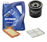 Denckermann Controllo Set Mannol Defender 10W-40 5L Per Mazda Premacy 2.0 TD