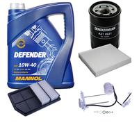 DENCKERMANN Controllo set MANNOL Defender 10W-40 5L per Mitsubishi Outlander