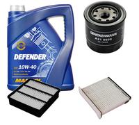 Denckermann Controllo Set Mannol Defender 10W-40 5L Per Mitsubishi Outlander