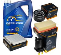 Denckermann Controllo Set Mannol Defender 10W-40 5L Per Nissan Micra III 1.5