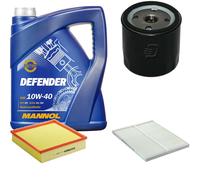 DENCKERMANN Controllo Set MANNOL Defender 10W-40 5L Per Opel Omega B 2.2 16V