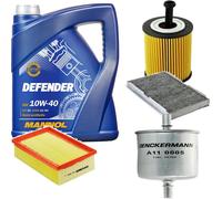 DENCKERMANN Controllo Set MANNOL Defender 10W-40 5L Per Peugeot 307 1.6 16V