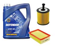 DENCKERMANN Controllo Set MANNOL Defender 10W-40 5L Per Peugeot 307 1.6 16V