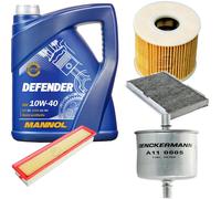 DENCKERMANN Controllo Set MANNOL Defender 10W-40 5L Per Peugeot 307 1.6 16V