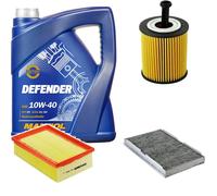 DENCKERMANN Controllo Set MANNOL Defender 10W-40 5L Per Peugeot 307 1.6 16V