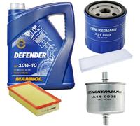 DENCKERMANN Controllo Set MANNOL Defender 10W-40 5L Per Peugeot 607 2.2 16V