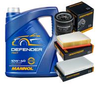 DENCKERMANN Controllo Set MANNOL Defender 10W-40 5L Per Renault Fluence 2.0