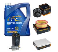 DENCKERMANN Controllo Set MANNOL Defender 10W-40 5L Per Renault Kangoo 1.4