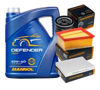Denckermann Controllo Set Mannol Defender 10W-40 5L Per Renault Kangoo 1.6