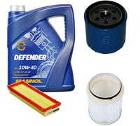 Denckermann Controllo Set Mannol Defender 10W-40 5L Per Renault Kangoo 1.9