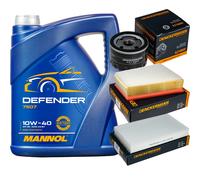Denckermann Controllo Set Mannol Defender 10W-40 5L Per Renault Megane III