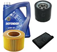 DENCKERMANN Controllo Set MANNOL Defender 10W-40 5L Per Saab 9-5 Kombi 2.0 T