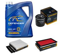 DENCKERMANN Controllo Set MANNOL Defender 10W-40 5L Per Subaru Forester 2.0