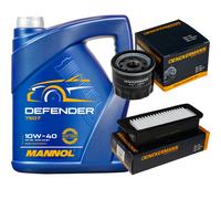 Denckermann Controllo Set mannol Defender 10W-40 5L per Suzuki Celerio 1.0