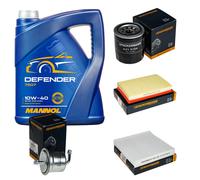 Denckermann Controllo Set mannol Defender 10W-40 5L per Suzuki di Swift III