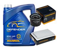 Denckermann Controllo Set Mannol Defender 10W-40 5L Per Suzuki Ignis 1.2