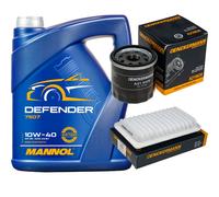 Denckermann Controllo Set Mannol Defender 10W-40 5L Per Suzuki Splash 1.0 1.2