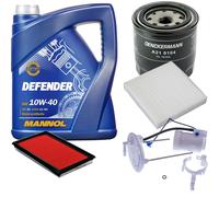 DENCKERMANN Controllo set MANNOL Defender 10W-40 5L per Suzuki SX4 1.6 VVT