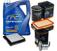 Denckermann Controllo Set mannol Defender 10W-40 5L per Suzuki Wagon di R+