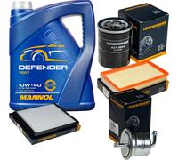 DENCKERMANN Controllo set MANNOL Defender 10W-40 5L per Vagone Di Suzuki R + 1.3