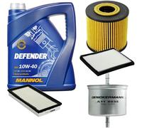 Denckermann Controllo Set Mannol Defender 10W-40 5L Per Volvo V40 Kombi 2.0