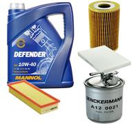 Denckermann Controllo Set Mannol Defender 10W-40 5L Per VW Caddy II Kasten