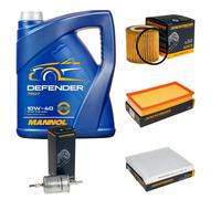 Denckermann Controllo Set Mannol Defender 10W-40 5L Per VW Polo 1.2 12V Seat