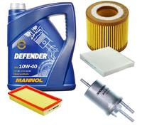 Denckermann Controllo Set Mannol Defender 10W-40 5L Per VW Polo 1.2 12V Seat