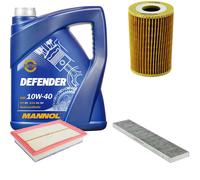 DENCKERMANN Controllo Set MANNOL Defender 10W-40 5L Per VW Sharan 1.9 TDI