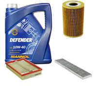 DENCKERMANN Controllo Set MANNOL Defender 10W-40 5L Per VW Sharan 1.9 TDI