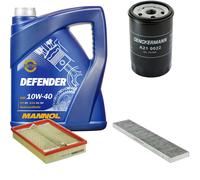 DENCKERMANN Controllo Set MANNOL Defender 10W-40 5L Per VW Sharan 2.0 1.8 T