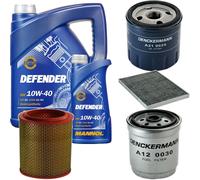 DENCKERMANN Controllo Set MANNOL Defender 10W-40 6L Per Alfa Romeo 166 2.4