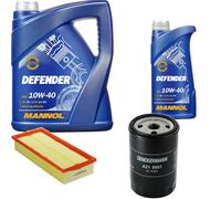 Denckermann Controllo Set Mannol Defender 10W-40 6L Per Audi 80 1.8 S 2.0 E