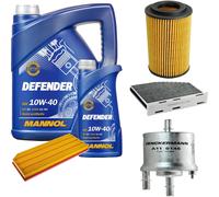 Denckermann Controllo Set Mannol Defender 10W-40 6L Per Audi A3 Sportback S3