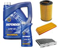 Denckermann Controllo Set Mannol Defender 10W-40 6L Per Audi A3 Sportback S3