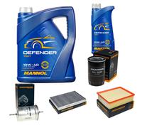 Denckermann Controllo Set Mannol Defender 10W-40 6L Per Audi A4 2.0 1.6