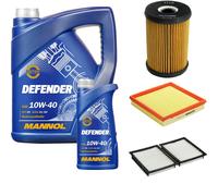DENCKERMANN Controllo set MANNOL Defender 10W-40 6L per BMW 3 Compact