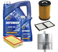 DENCKERMANN Controllo set MANNOL Defender 10W-40 6L per BMW 3er Compact 316i