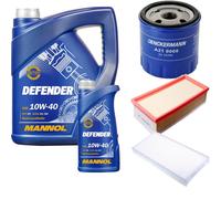 Denckermann Controllo Set Mannol Defender 10W-40 6L Per Citroën C5 II Break