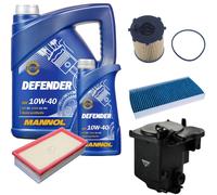 Denckermann Controllo Set Mannol Defender 10W-40 6L Per Citroën Jumpy Kasten