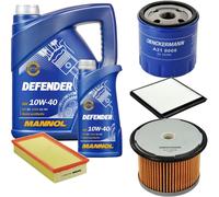 DENCKERMANN Controllo Set MANNOL Defender 10W-40 6L Per Citroën Xantia 1.9