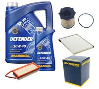DENCKERMANN Controllo Set MANNOL Defender 10W-40 6L Per Citroën Xsara 1.4 HDi