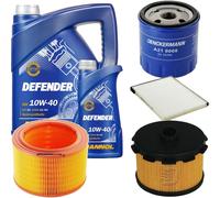Denckermann Controllo Set Mannol Defender 10W-40 6L Per Citroën Xsara 1.9 D