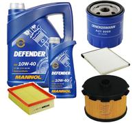 Denckermann Controllo Set Mannol Defender 10W-40 6L Per Citroën Xsara 1.9 D