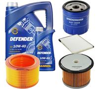 DENCKERMANN Controllo Set MANNOL Defender 10W-40 6L Per Citroën Xsara 1.9 SD