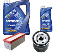 Denckermann Controllo Set Mannol Defender 10W-40 6L Per Dacia Duster